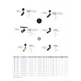 NOVA LUCE 9013620 | Buxton-Magnetic-Profile Nova Luce prvok systému CRI>90 spot svietidlo magnet, otočné prvky, UGR <14 1x LED 2250lm 4000K matná čierna