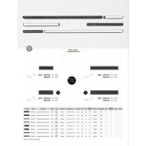 NOVA LUCE 9080130 | Lina-NL Nova Luce prvok systému CRI>90 svietidlo - 54,5cm UGR <8 1x LED 1400lm 4000K matná čierna