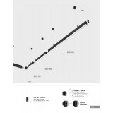 NOVA LUCE 9540140 | Lina-NL Nova Luce prvok systému - 90° koleno doplnok matná čierna