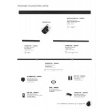 NOVA LUCE 9988202 | Lina-NL Nova Luce prvok systému - ukončovací prvok - zapustené vezetőlišta doplnok 2 dielna súprava matná čierna