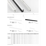 NOVA LUCE 8254432 | Linear-NL Nova Luce prvok systému - zapustené svietidlo UGR <18 1x LED 1250lm 3000K matný biely