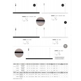 NOVA LUCE 9492836 | Imagine-NL Nova Luce zabudovateľné CRI>90 visiace svietidlo UGR <16, podsvietenie 1083x23mm 1x LED 339lm + 1x LED 783lm 3000K matný biely, opál