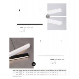 NOVA LUCE 9492849 | Imagine-NL Nova Luce zabudovateľné CRI>90 visiace svietidlo tyč UGR <16 Ø25mm 1x LED 1126lm 3000K matný biely, čierna, chróm