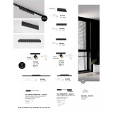 NOVA LUCE 9560035 | Slim-Magnetic-Profile Nova Luce prvok systému - prípojka doplnok DALI čierna