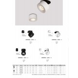 NOVA LUCE 9015110 | Lot-NL Nova Luce stropné CRI>90 svietidlo kruhový UGR <25, otočné prvky 1x LED 900lm 3000K matný biely