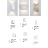 NOVA LUCE 516276 | Sandro Nova Luce stenové svietidlo malovatelné 1x E14 biela