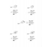 NOVA LUCE 9879107 | Tobia Nova Luce zabudovateľné svietidlo štvorec malovatelné 100x100mm 1x GU10 biela
