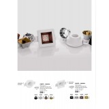 NOVA LUCE 41849601 | Vitale Nova Luce zabudovateľné svietidlo štvorec malovatelné 200x200mm 1x G53 / AR111 biela