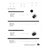 NOVA LUCE 9110020 | Magnetic-Profile Nova Luce prvok systému - sprievodná koľajnica doplnok - 1m magnet čierna
