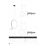 NOWODVORSKI 10810 | Circolo Nowodvorski visiace svietidlo kruhový 1x LED 560lm 3000K čierna, opál