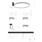 NOWODVORSKI 10930 | Circolo Nowodvorski stenové, stropné svietidlo kruhový 1x LED 600lm 4000K čierna, opál