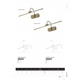 NOWODVORSKI 8168 | Giotto Nowodvorski rameno stenové svietidlo 1x LED 600lm 3000K antická meď, biela