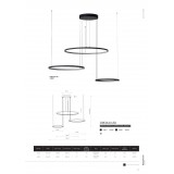 NOWODVORSKI 10867 | Circolo Nowodvorski visiace svietidlo 1x LED 1800lm 4000K čierna, opál