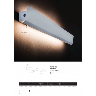 NOWODVORSKI 7550 | Wing Nowodvorski stenové svietidlo prepínač určené pre T8 LED zdroje, otočné prvky 1x G13 / T8 1700lm 3000K čierna