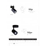 NOWODVORSKI 8993 | Iris-NW Nowodvorski spot svietidlo otočné prvky 1x LED 550lm 3000K biela