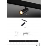 NOWODVORSKI 10142 | LVM-Magnetic Nowodvorski prvok systému 48V spot svietidlo magnet, otočné prvky 1x LED 780lm 3000K čierna