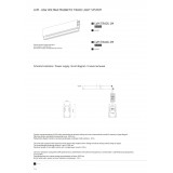 NOWODVORSKI 10163 | LVM-Magnetic Nowodvorski prvok systému - sprievodná koľajnica 48V - doplnok - 2m magnet čierna