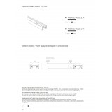 NOWODVORSKI 9448 | Profile Nowodvorski prvok systému - sprievodná koľajnica 1m doplnok čierna