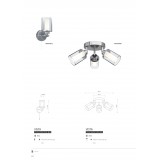 NOWODVORSKI 8050 | Vista-NW Nowodvorski stropné svietidlo 3x G9 IP44 chróm, priesvitné