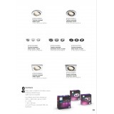 PHILIPS 8719514338623 | PHILIPS-hue-Centura Philips zabudovateľné hue múdre osvetlenie kruhový regulovateľná intenzita svetla, meniace farbu, nastaviteľná farebná teplota, Bluetooth Ø90mm 1x GU10 350lm 2200 <-> 6500K hliník
