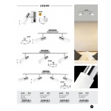 RABALUX 6096 | Logan Rabalux spot svietidlo prepínač otáčateľný svetelný zdroj 1x E14 chróm, biela
