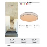 RABALUX 71181 | Trevor Rabalux stropné svietidlo kruhový 1x LED 960lm 3000K biela, kryštálový efekt