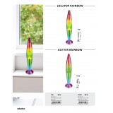 RABALUX 7008 | Glitter-Rainbow Rabalux dekor láva-lampa prepínač na vedení 1x E14-G45 viacferebné