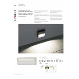 REDO 9152 | Even-RD Redo stenové svietidlo 1x LED 320lm 3000K IP54 matný biely, saténový
