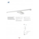 REDO 01-1228 | Alf-RD Redo rameno stenové svietidlo 1x LED 702lm 3000K matný biely, opál