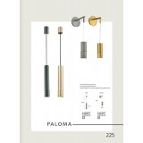 VIOKEF 4208401 | Paloma-VI Viokef visiace svietidlo 1x GU10 zlatý