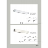 VIOKEF 4052600 | Fibi Viokef stenové svietidlo 3x E14 matný biely, chróm