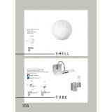 VIOKEF 460000 | Tube-VI Viokef rameno stenové svietidlo 2x G9 IP44 matný biely, priesvitná, matný nikel