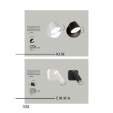VIOKEF 4188301 | Kim-VI Viokef spot svietidlo prepínač otočné prvky 1x LED 480lm 3000K čierna