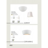 VIOKEF 4004301 | Ceramic-VI Viokef stenové svietidlo malovatelné 1x E27 biela