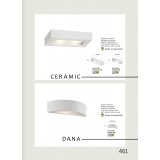 VIOKEF 4072000 | Ceramic-VI Viokef stenové svietidlo malovatelné 1x E14 biela