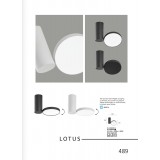 VIOKEF 4208200 | Lotus-VI Viokef stenové, stropné svietidlo otočné prvky 1x LED 1368lm 3000K biela