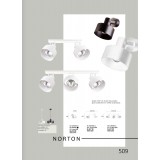 VIOKEF 4185200 | Norton-VI Viokef spot svietidlo otočné prvky 1x E27 biela
