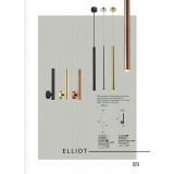 VIOKEF 4201700 | Elliot Viokef visiace svietidlo 1x LED 450lm 3000K zlatý