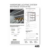 VIOKEF 4189400 | Strip Viokef prvok systému svietidlo 1x LED 680lm 3000K sivé, biela